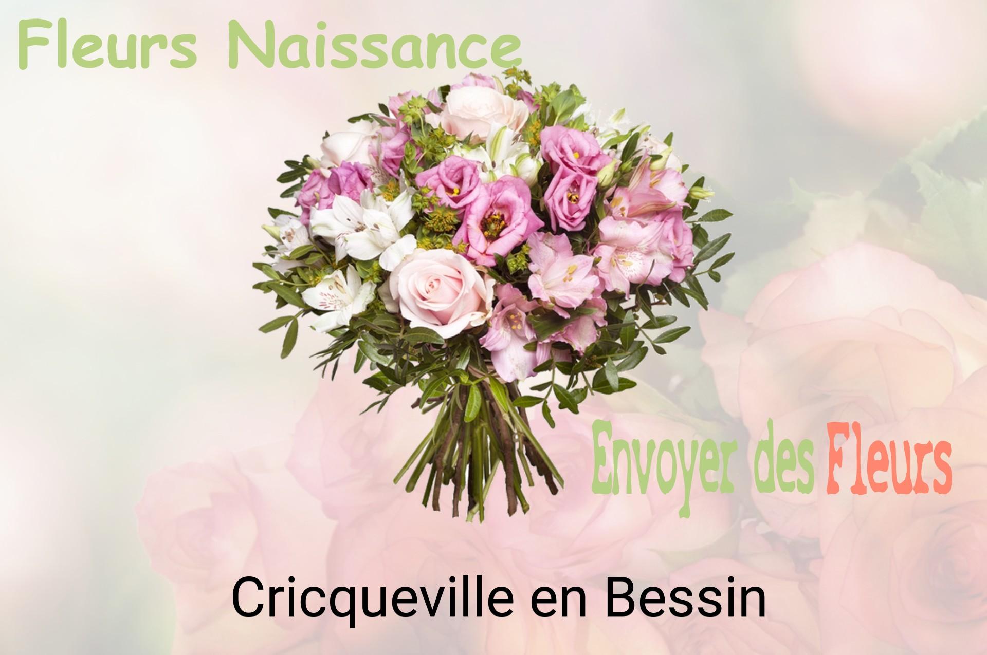 Bouquet de fleurs de naissance livré à Cricqueville-en-Bessin