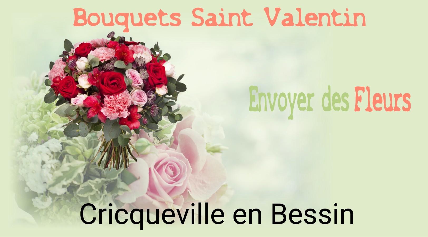 Roses de Saint-Valentin livrées à Cricqueville-en-Bessin